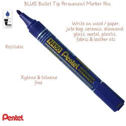 Pentel Permanent Marker Blue Fine Tip